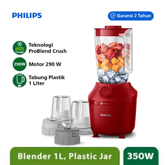 Philips Blender Plastik 1 Liter - HR2042/33